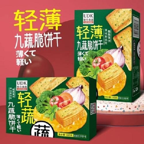 UDK轻浦九蔬脆饼干（31/7/23））