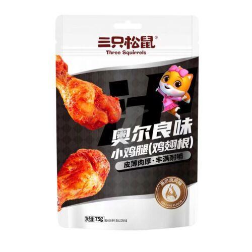 三只松鼠奥尔良味小鸡腿（鸡翅根 ）75g