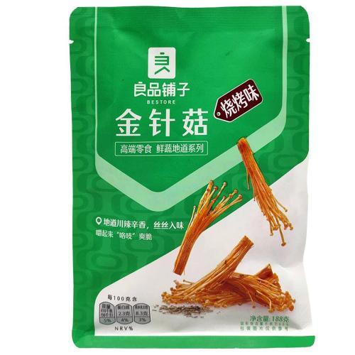 良品鋪子 燒烤味金針菇 188g