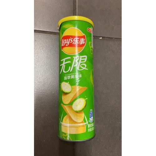 乐事青瓜味薯片筒90g